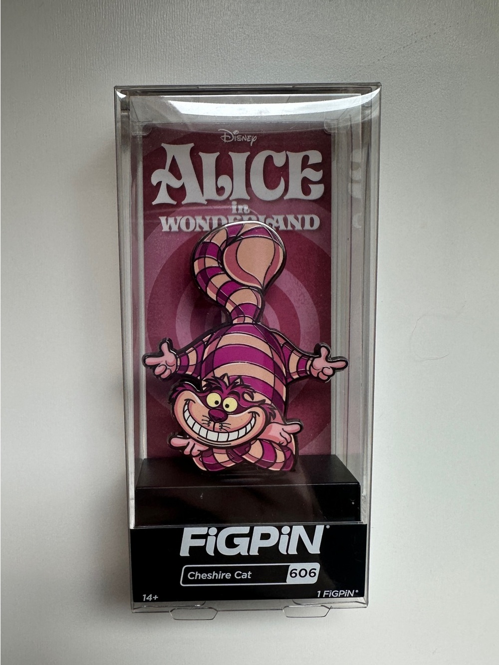 Disney Alice in Wonderland Cheshire Cat FigPin #606 Collectible Pin